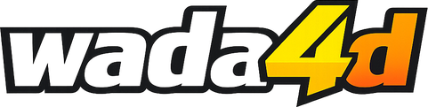 Logo wada4d platform hiburan online Indonesia